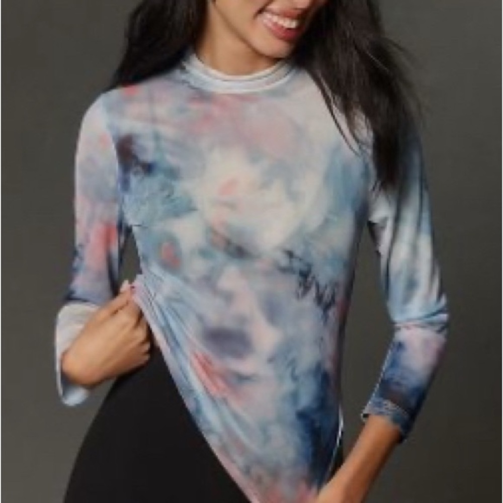 Multicolor Tie-Dye Long Sleeve Top
